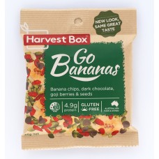 Harvest Box Go Bananas 45g - Carton of 120 - $1.70/Unit + GST Harvest Box Go Bananas 45g - Carton of 120 - $1.70/Unit + GST